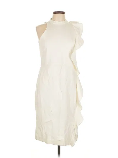 Pre-owned Bar Iii Cocktail Dress In White