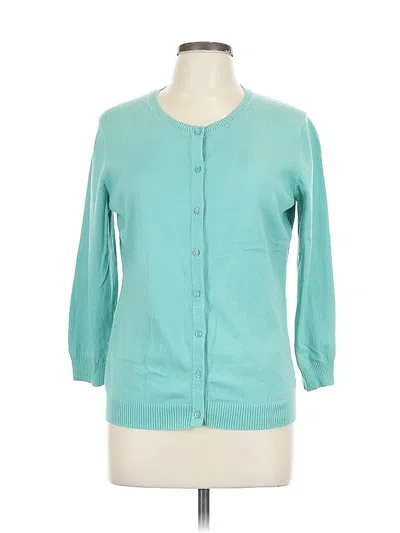 Pre-owned Van Heusen Cardigan Sweater In Blue