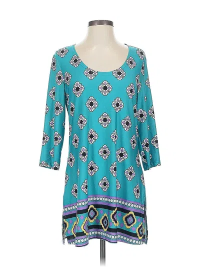 Pre-owned Slinky Brand Casual Dress In Blue