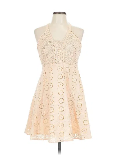 Pre-owned Gianni Bini Cocktail Dress In White