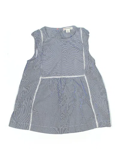 Pre-owned Crewcuts Kids' Dress In Blue