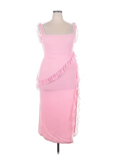 Pre-owned Shein Cocktail Dress In Pink