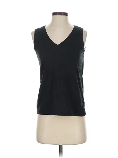 Pre-owned J.crew Factory Store Sleeveless T-shirt In Black