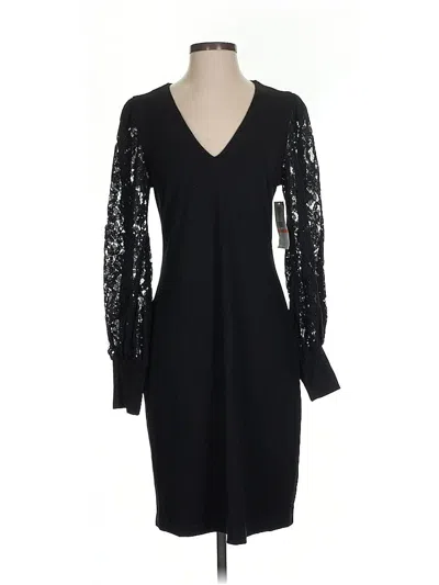 Pre-owned Karen Kane Cocktail Dress In Black