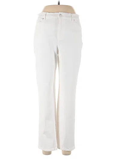 Pre-owned Gloria Vanderbilt Jeans In White
