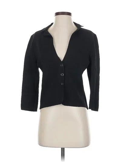 Pre-owned Elie Tahari Blazer Jacket In Black