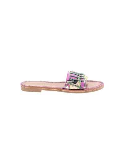 Pre-owned Fashion Nova Sandals In Purple