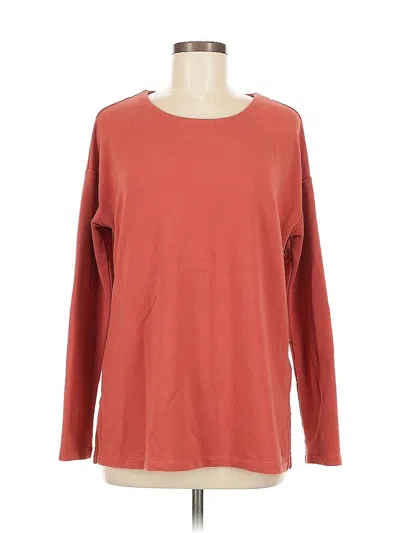 Pre-owned Banana Republic Long Sleeve T-shirt In Red