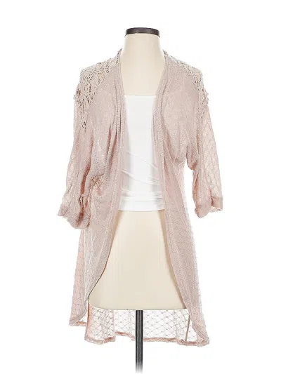 Pre-owned Charlotte Russe Cardigan Sweater In Pink