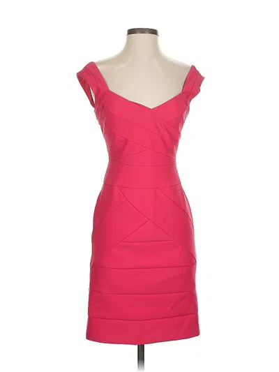 Pre-owned Laundry By Shelli Segal Cocktail Dress In Pink