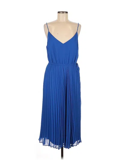 Pre-owned Asos Design Cocktail Dress In Blue