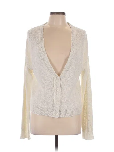 Pre-owned Keds Cardigan Sweater In White