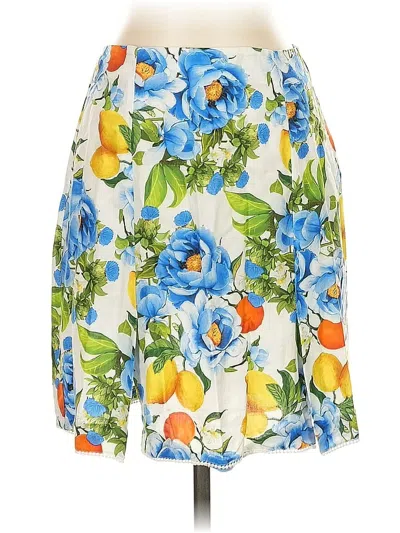 Pre-owned Borgo De Nor Casual Skirt In White