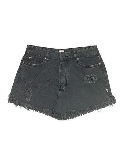 Pre-owned Assorted Brands Denim Shorts In Black