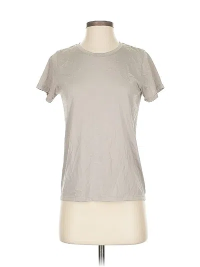 Pre-owned Uniqlo Short Sleeve T-shirt In Gray