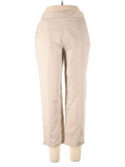 Pre-owned Kate Hill Khaki Pant In Brown