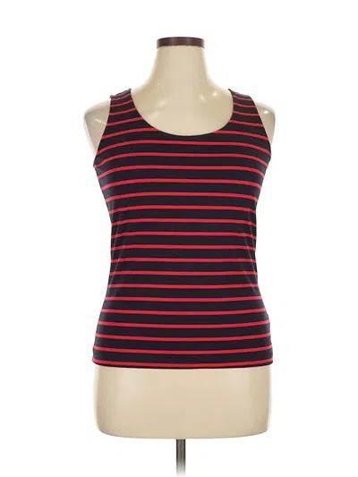 Pre-owned Talbots Tank Top Blue Halter Neckline Tops