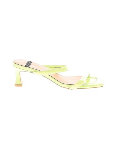 Pre-owned Angel Alarcon Mule/clog In Green