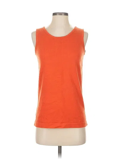 Pre-owned Chaus Sleeveless T-shirt In Orange