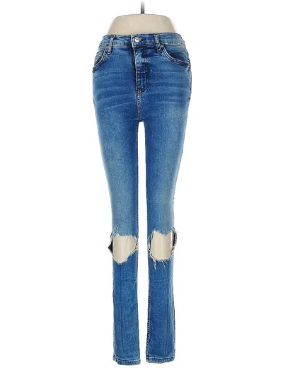 Pre-owned Free People Jeans In Blue