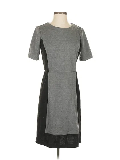 Pre-owned Ann Taylor Loft Outlet Casual Dress In Gray