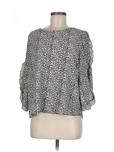 W5 3/4 Sleeve Blouse In Gray