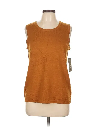 Pre-owned Multiples Sweater Vest In Orange