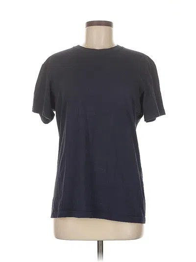 Pre-owned Uniqlo Short Sleeve T-shirt In Blue