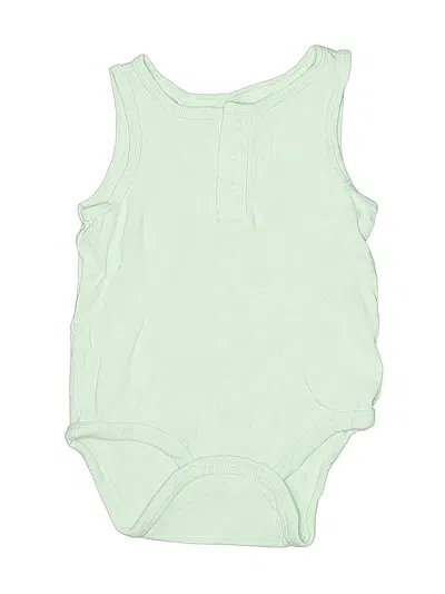 Pre-owned Cloud Island Babies' Short Sleeve Onesie In Green