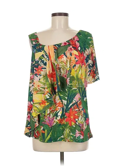 Pre-owned Cha Cha Vente Short Sleeve T-shirt In Green