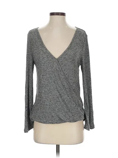 Pre-owned En Creme Long Sleeve T-shirt In Gray