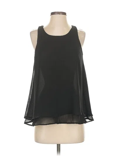 Pre-owned Blu Pepper Sleeveless Blouse In Black