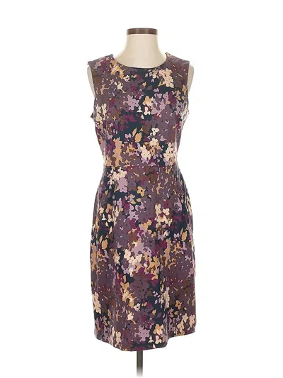Pre-owned Lands' End Cocktail Dress In Purple