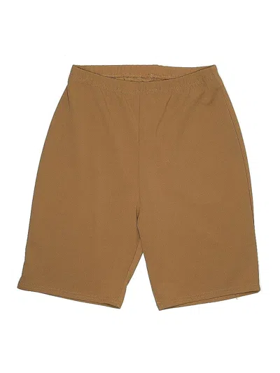 Pre-owned Nasty Gal Inc. Khaki Shorts In Brown