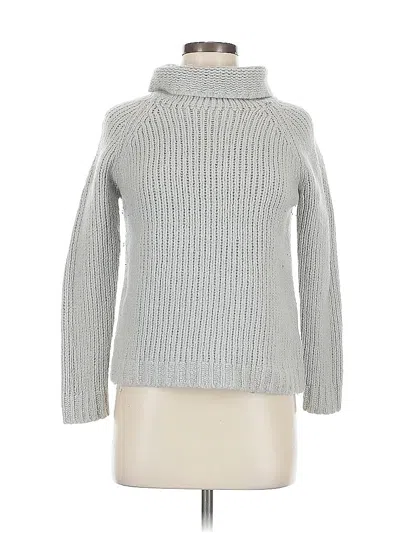 Pre-owned Banana Republic Wool Pullover Sweater In Silver