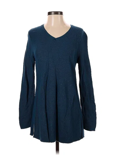Pre-owned Jjill Casual Dress In Blue