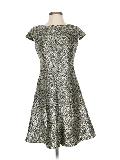 Pre-owned Shoshanna Cocktail Dress In Silver