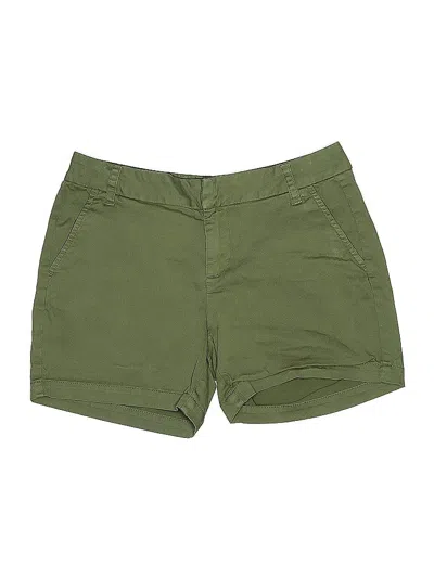 Pre-owned Caslon Khaki Shorts In Green
