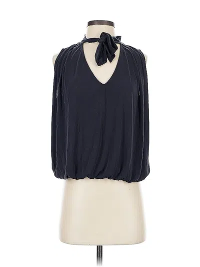 Pre-owned Free People 3/4 Sleeve Blouse In Blue