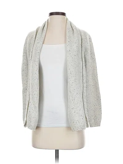 Pre-owned Club Monaco Cardigan Sweater In Silver