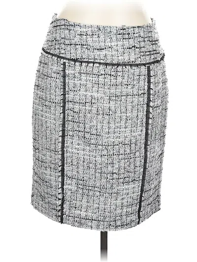 Pre-owned Anne Klein Casual Skirt In Silver