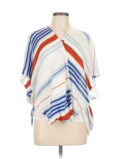 Pre-owned Democracy Poncho In White