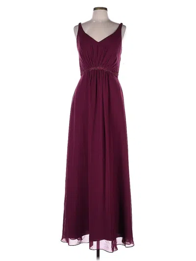 Pre-owned Alfred Angelo Cocktail Dress In Burgundy
