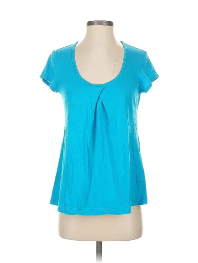 Pre-owned Banana Republic Short Sleeve T-shirt In Blue