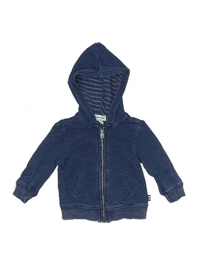 Pre-owned Splendid Babies' Zip Up Hoodie In Blue