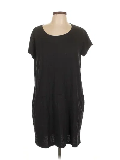 Pre-owned Caslon Casual Dress In Black