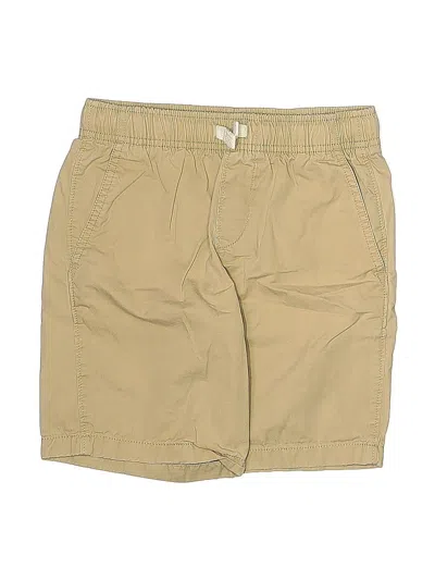 Pre-owned Lands' End Kids'  Khaki Shorts In Brown