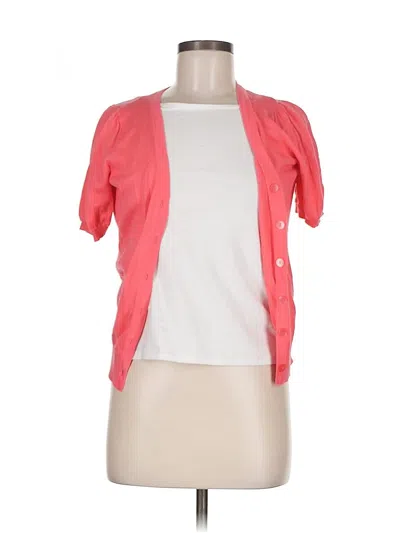 Pre-owned Ann Taylor Loft Short Sleeve T-shirt In Pink