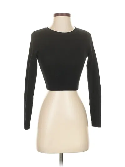 Pre-owned Zara Cardigan Sweater In Black