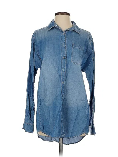 Pre-owned Caslon Casual Dress In Blue
